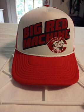 Cincinnati Reds Big Red Machine Red and White Trucker Hat